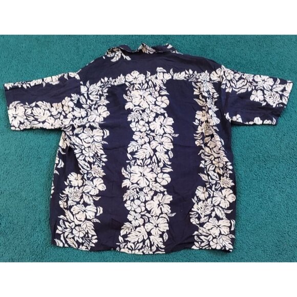 Pineapple Connection Men’s Tropical Short Sleeve Hawaiian Shirt Size M Hibiscus - Picture 5 of 5